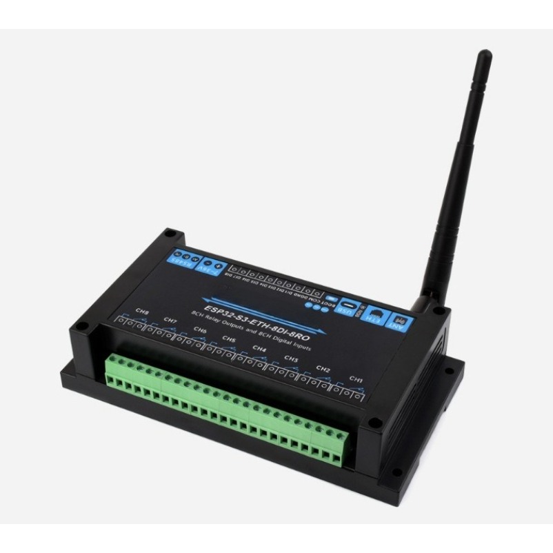 Esp32 Wifi Bluetooth Module - Modul Relay Jaringan 8-Channel Industri ESP32‑S3