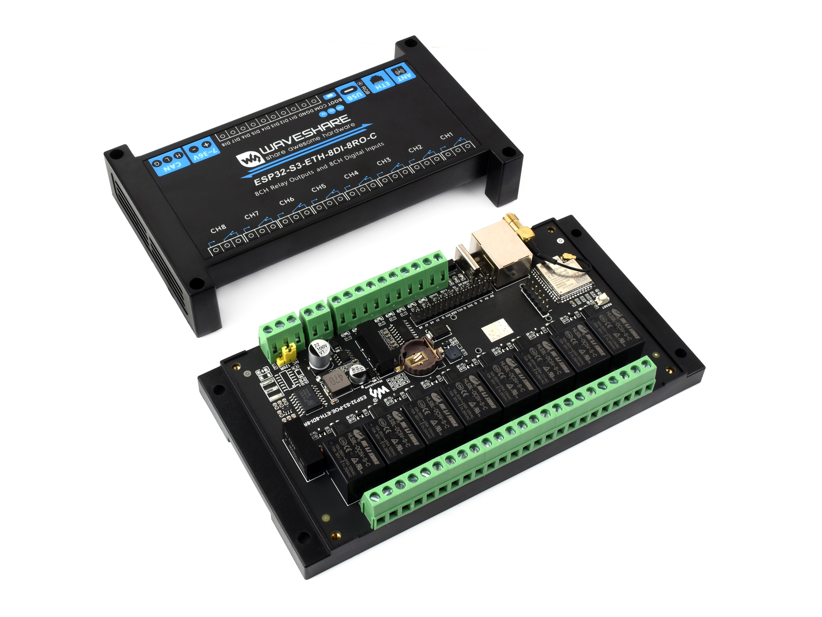 Esp32 S3 - Modul Relai WiFi ESP32-S3 8 Saluran
