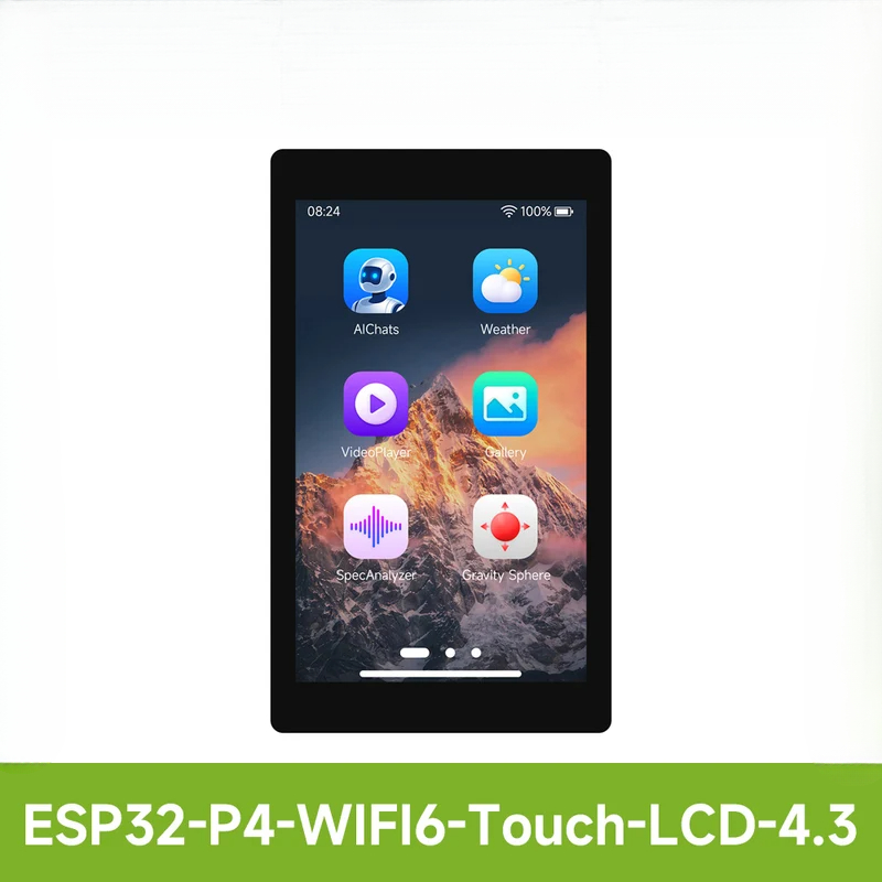 Esp32 P4 - Papan Pengembangan Waveshare ESP32-P4-WIFI6 4,3 inci,