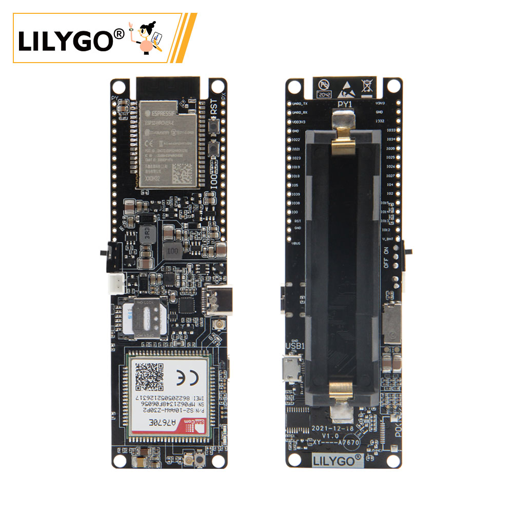 Esp32 Uart Module - LILYGO® TTGO T-A7670G/E/SA R2 4G Papan