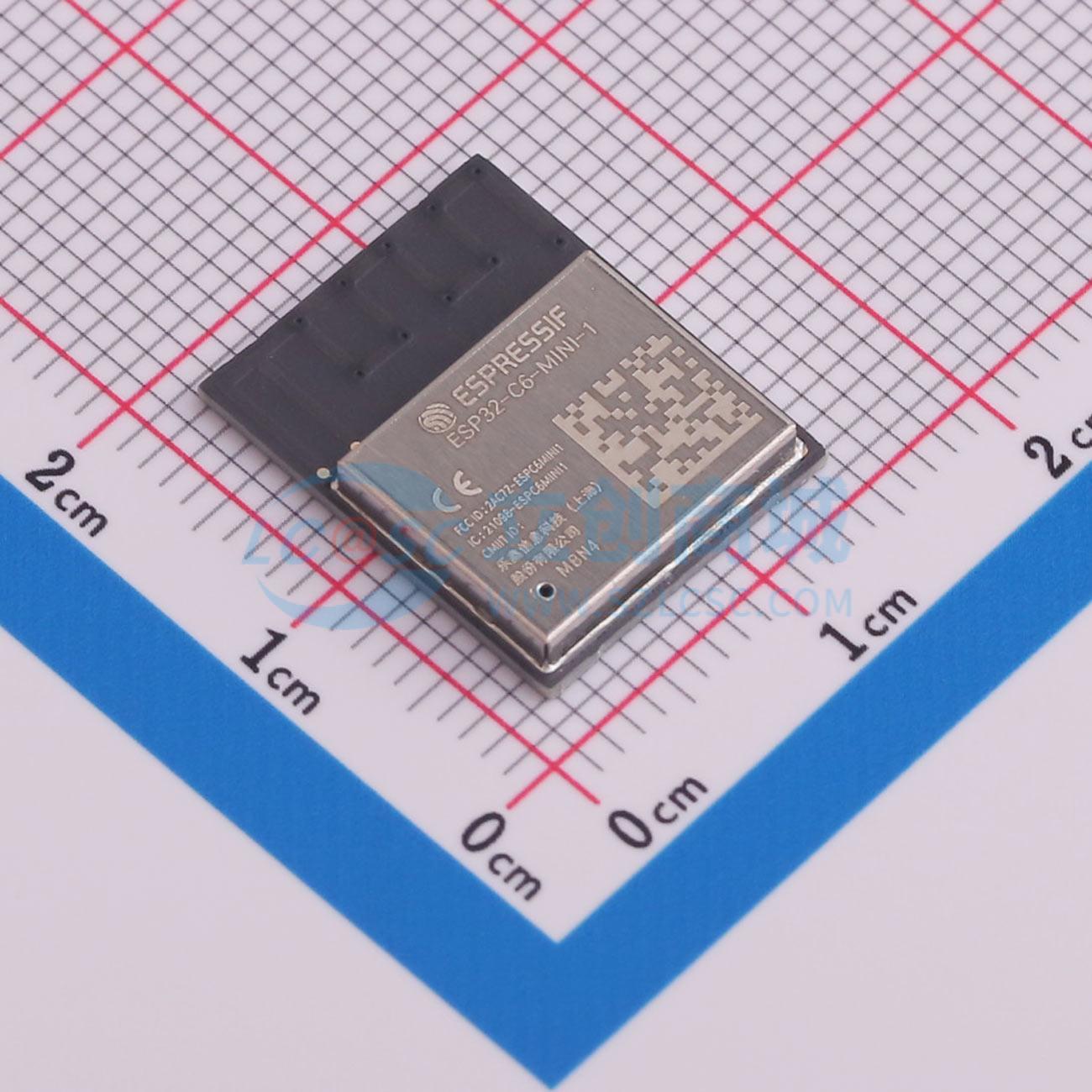 Esp32 C6 - 4 Buah ESP32-C6-MINI-1-N4 SMD-53P ESP32-C6FH4 I2C