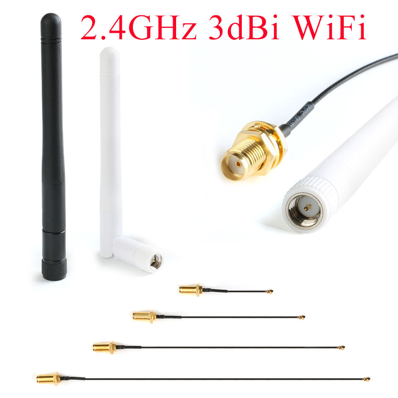 Esp8266 - 2.4GHz 3dBi WiFi 2.4g antena RP-SMA
