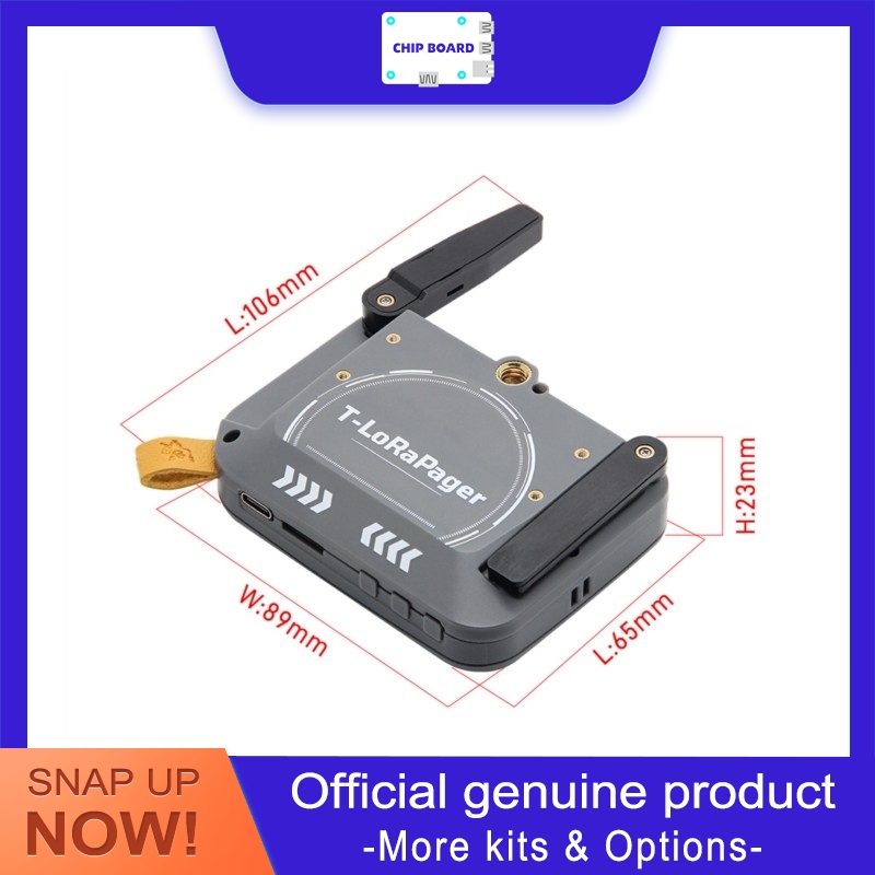 Esp32 Uart Module - Perangkat Komunikasi Genggam LILYGO T-LoRa Menggunakan