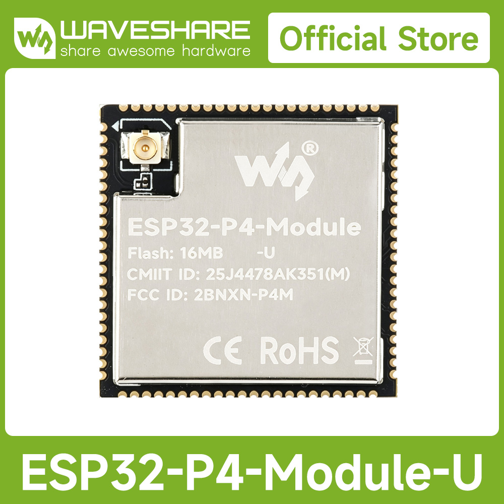 Esp32 Wifi Bluetooth Module - Papan Inti Modul Waveshare ESP32-P4-, Mendukung