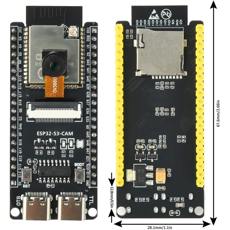Papan ESP32-S3-CAM dengan Kame - Esp32 Uart Module ulasan dan harga