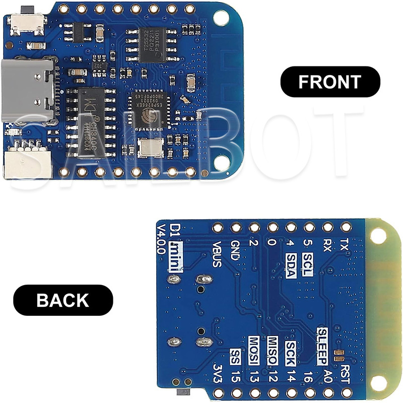 1-10 Buah WeMos D1 Mini ESP826 - Esp8266 Nodemcu ulasan dan harga