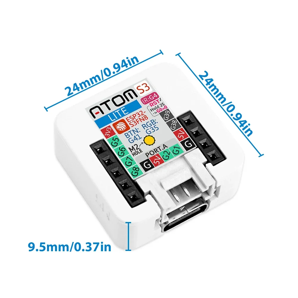 M5Stack AtomS3-Lite, Papan Pen - Espressif Esp32 ulasan dan harga