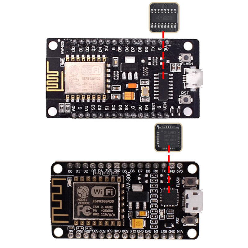 Modul Nirkabel CH340/CP2102/CH - Esp8266 Nodemcu ulasan dan harga