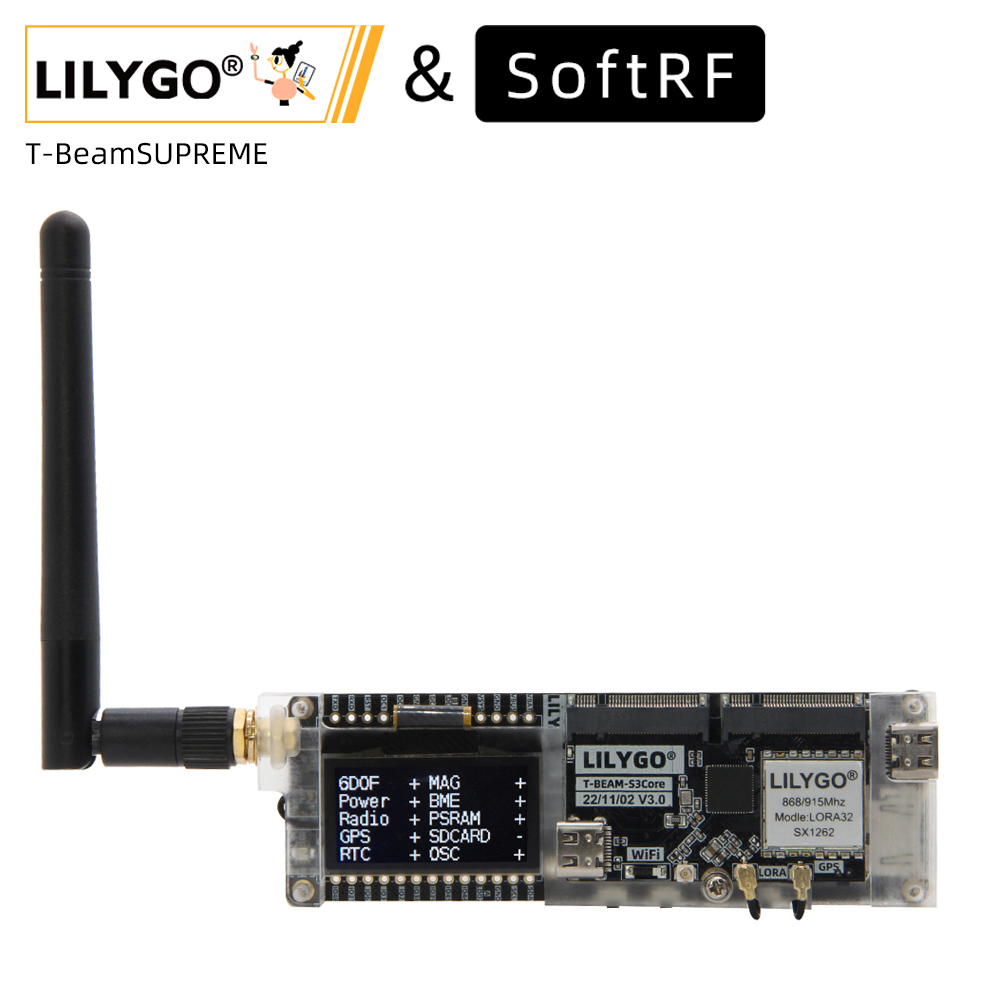 LILYGO® SoftRF T-Beam SUPREME  - Esp32 Uart Module ulasan dan harga